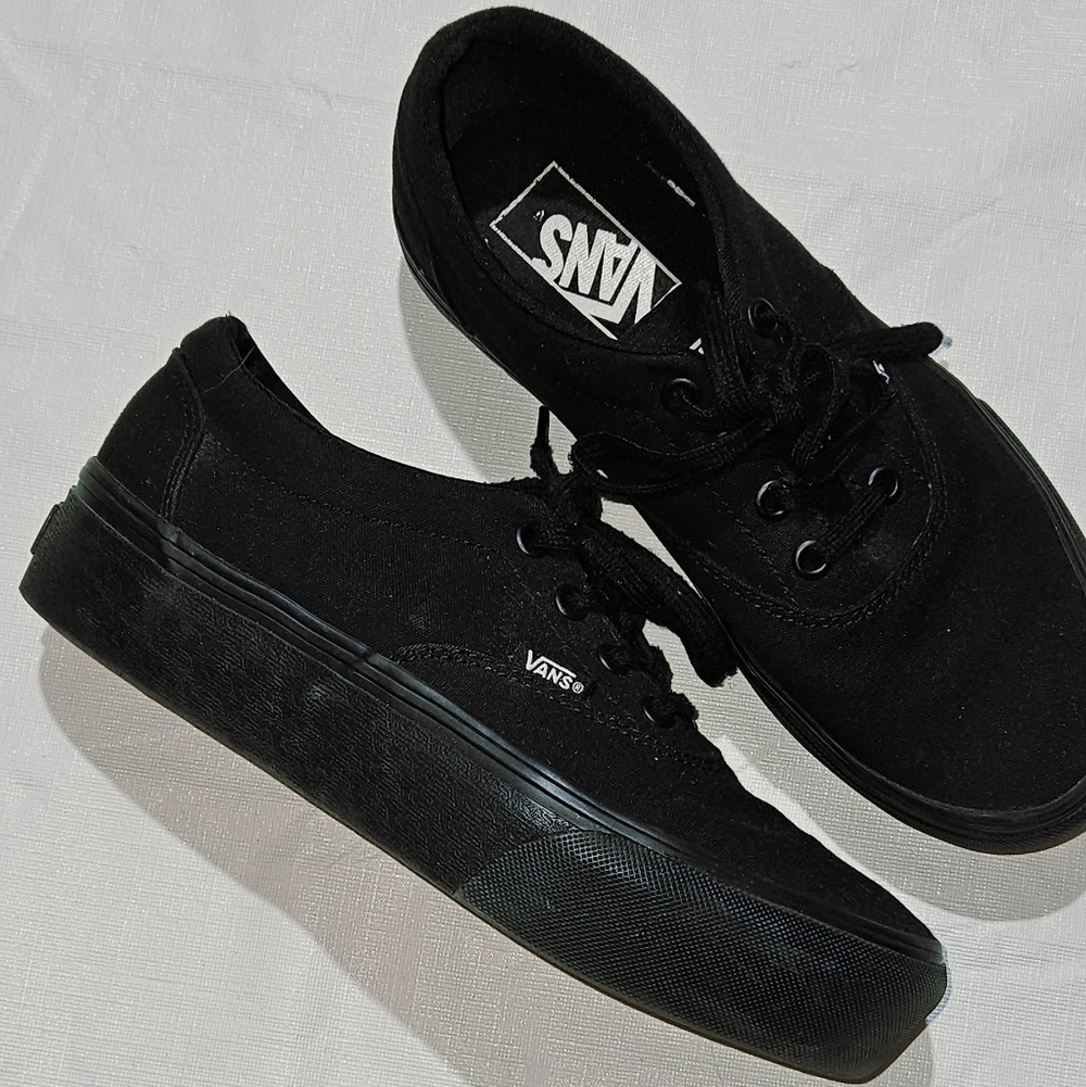 Vans Women's Black Canvas Sneakers